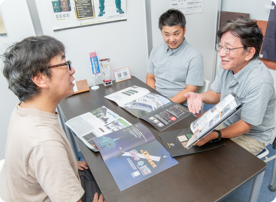 診断結果は写真付きの報告書でお渡しします