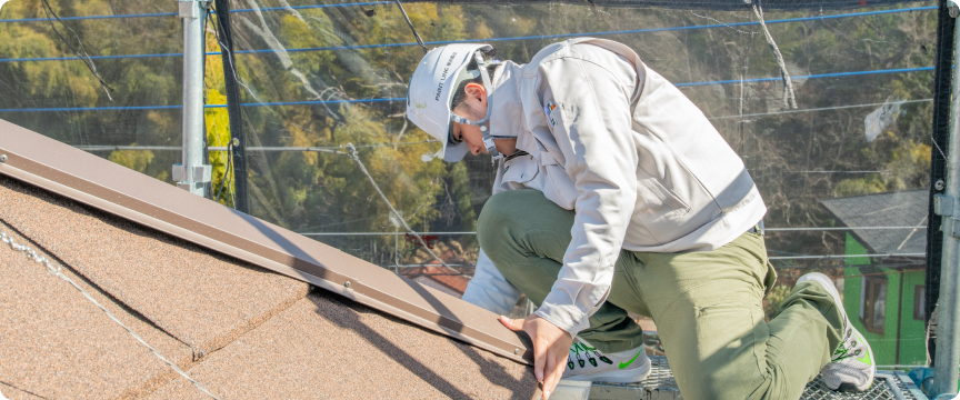 棟板金・板金の補修・交換