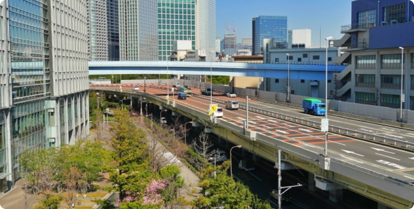 首都高速道路の規格に合格した、実績が裏付ける信頼性